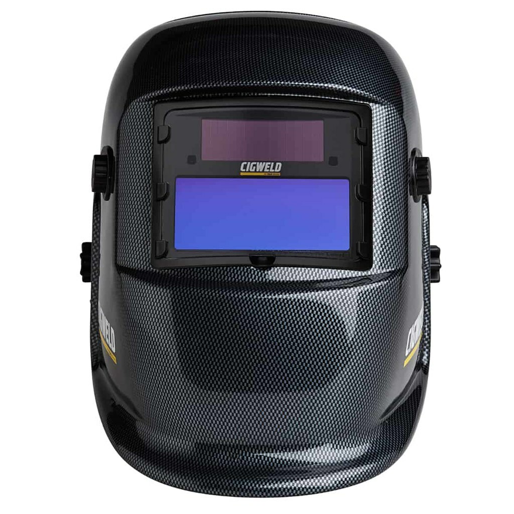 Cigweld Carbon Fibre Welding Helmet Weldskill Auto Darkening + 3 x
