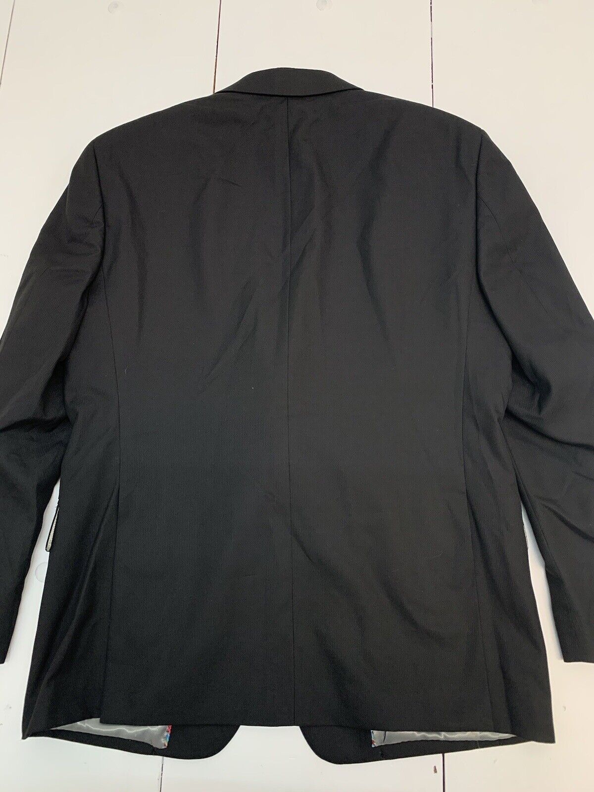 Andrew Fezza Men’s Suit Jacket Size 40S Black 2 B… - image 2