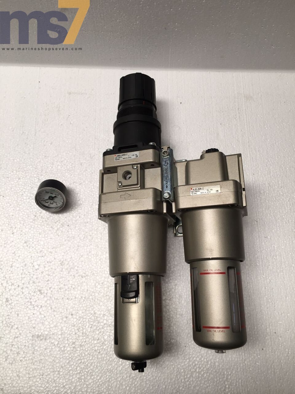 SMC AC50A-N06G-Z FILTER REGULATOR LUBRICATOR FRL SET #NEW