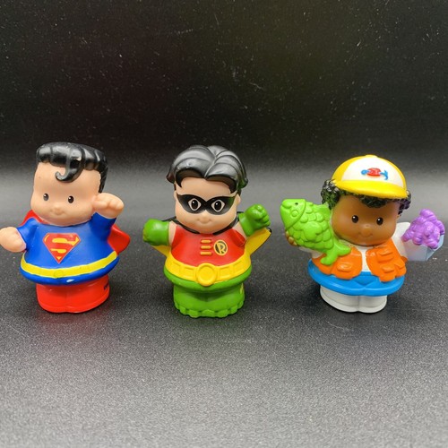 14 FISHER PRICE LITTLE PEOPLE DC COMICS SUPER HEROES - Picture 4 of 6