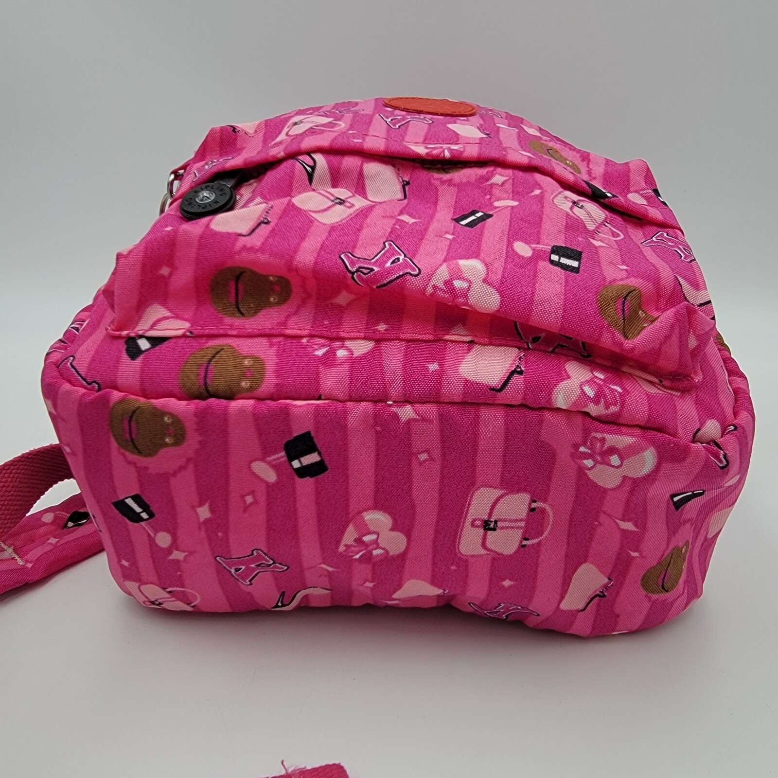 Kipling Pink Small-Medium Backpack Multicolor Euc… - image 5