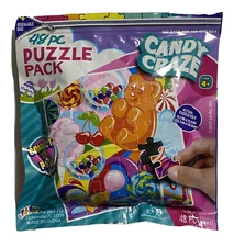 48 Piece Candy Craze Puzzle Ja-Ru Ages 4+ Used Has ALL PIECES