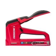 Arrow T50RED2 Heavy Duty Manual 2-in-1 Staple Gun and Brad Nailer for Upholst...