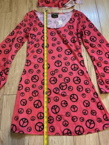 Pink Peace Hippie Gogo Dress - Picture 5 of 9