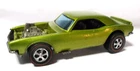 Hot Wheels Redline Heavy Chevy Gold/Green 1969 Spoilers Hong Kong Restored Nice