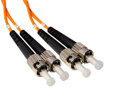 10m ST-ST Duplex 62.5/125 OM1 Multimode Fiber Patch Cable Orange Optic 33FT
