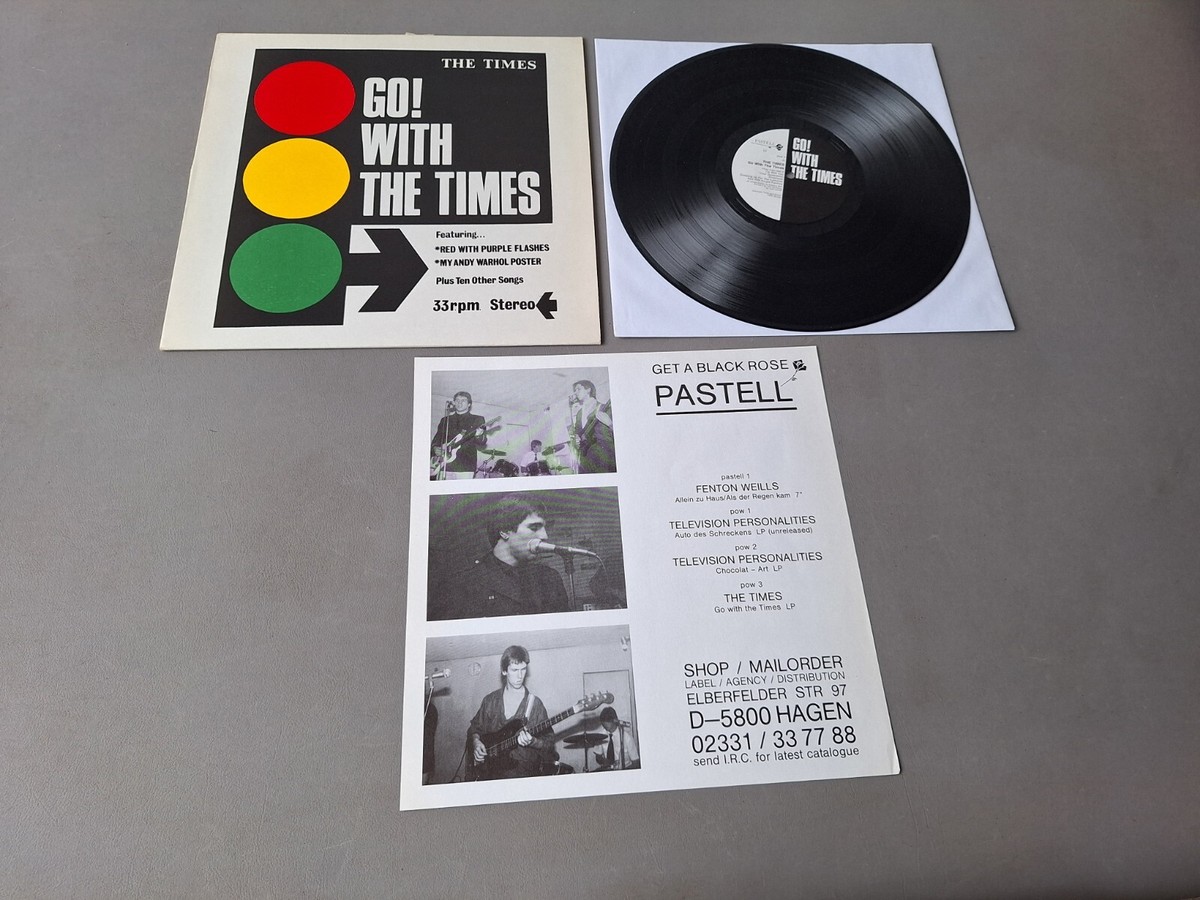 タイムズ　THE TIMES レコード THE TIMES original Vinyl LP Go! With The Times (1985 Pastell