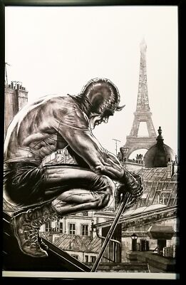 Daredevil #90 Lee Bermejo 11x17 FRAMED Original Art Poster Marvel Comics