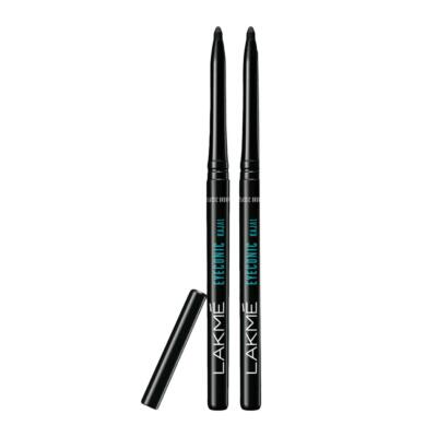 Lakme Eyeconic Matte Finish Kajal Schwarze Farbe 0,35g Pro Set Mit 2 Stück