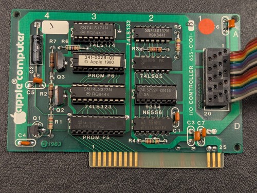 Apple Computer I/O Controller 655-0101-B with adapter cable – c. 1983 - Untested - Picture 10 of 10