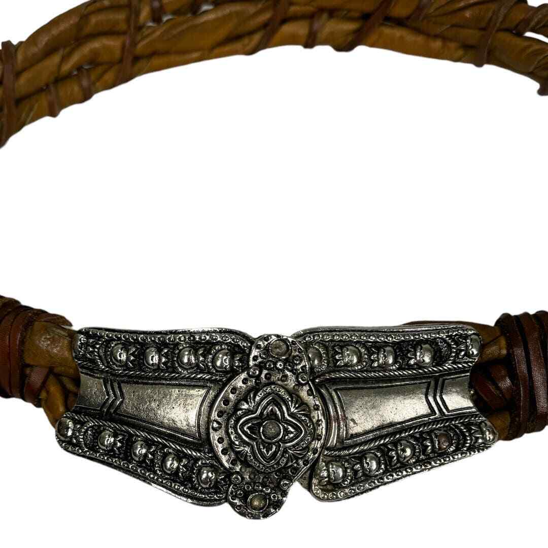 Vintage Leather Waist Belt One Size 31