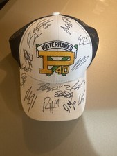 2015-2016 POrtland winterhawks Hat Signed By 14+ WHL 40th Anniversary Year