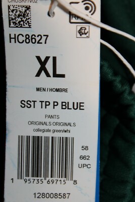 NEW MENS ADIDAS ORIGINALS SUPERSTAR CUFFED TRACK PANTS ~SIZE XL