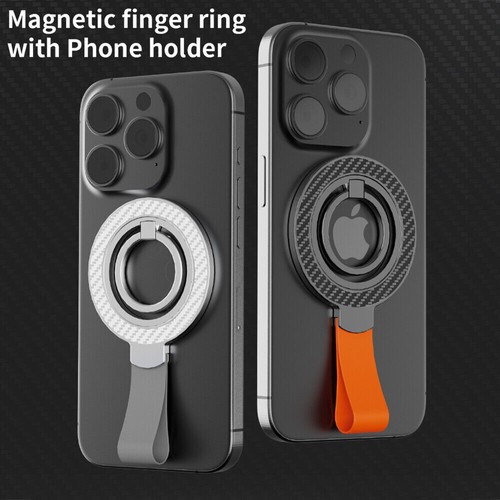 Universal Alloy Metal Magnetic Finger Grip Ring Kickstand Phone Holder Stand - 第 6/22 張圖片