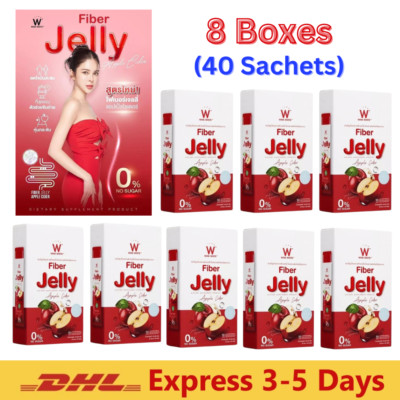 8x WINK WHITE W Fiber Jelly Apple Cider Detox Slim Shape Firm Dietary Supplement