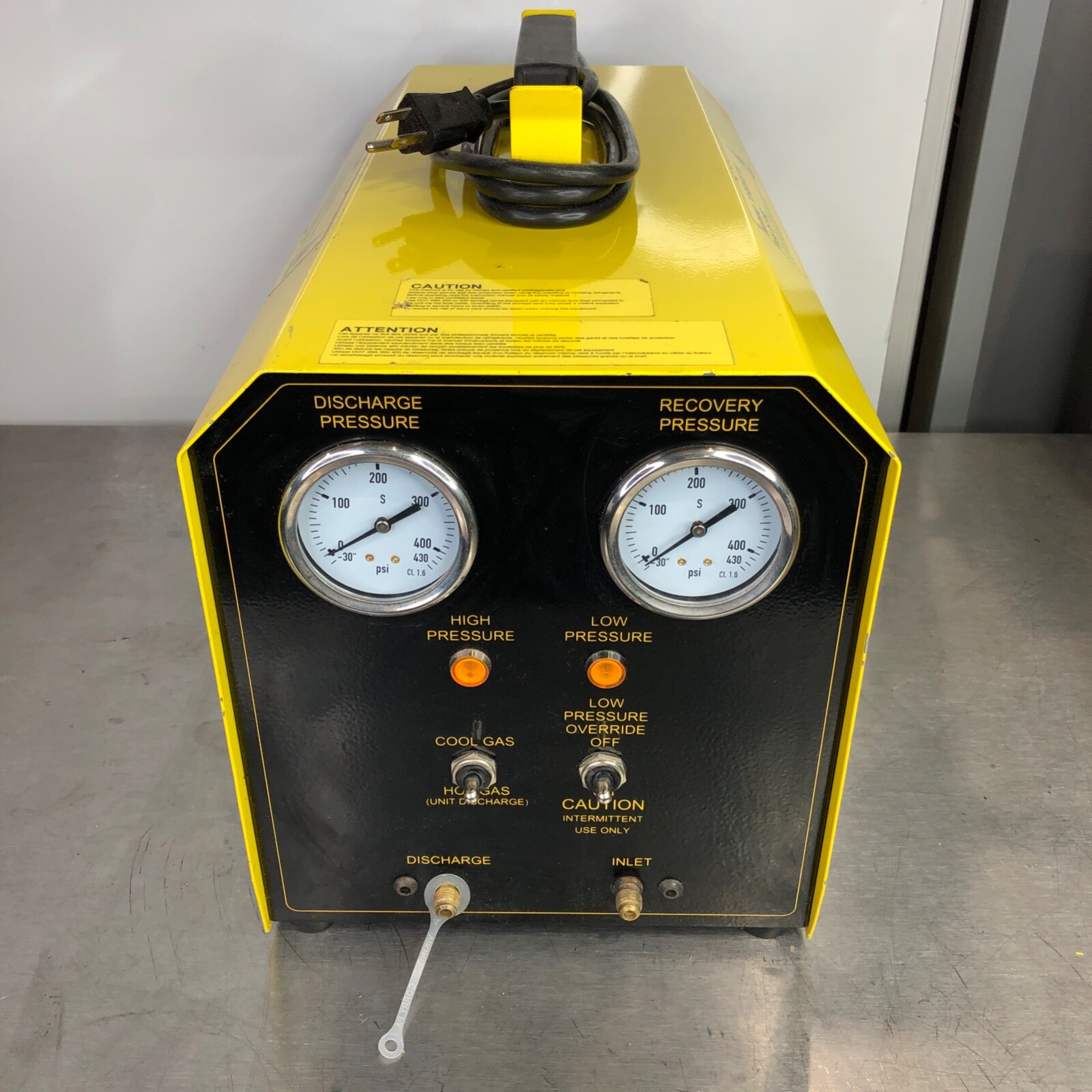 Caresaver Universal Refrigerant Recovery Unit Used Very Good Condition