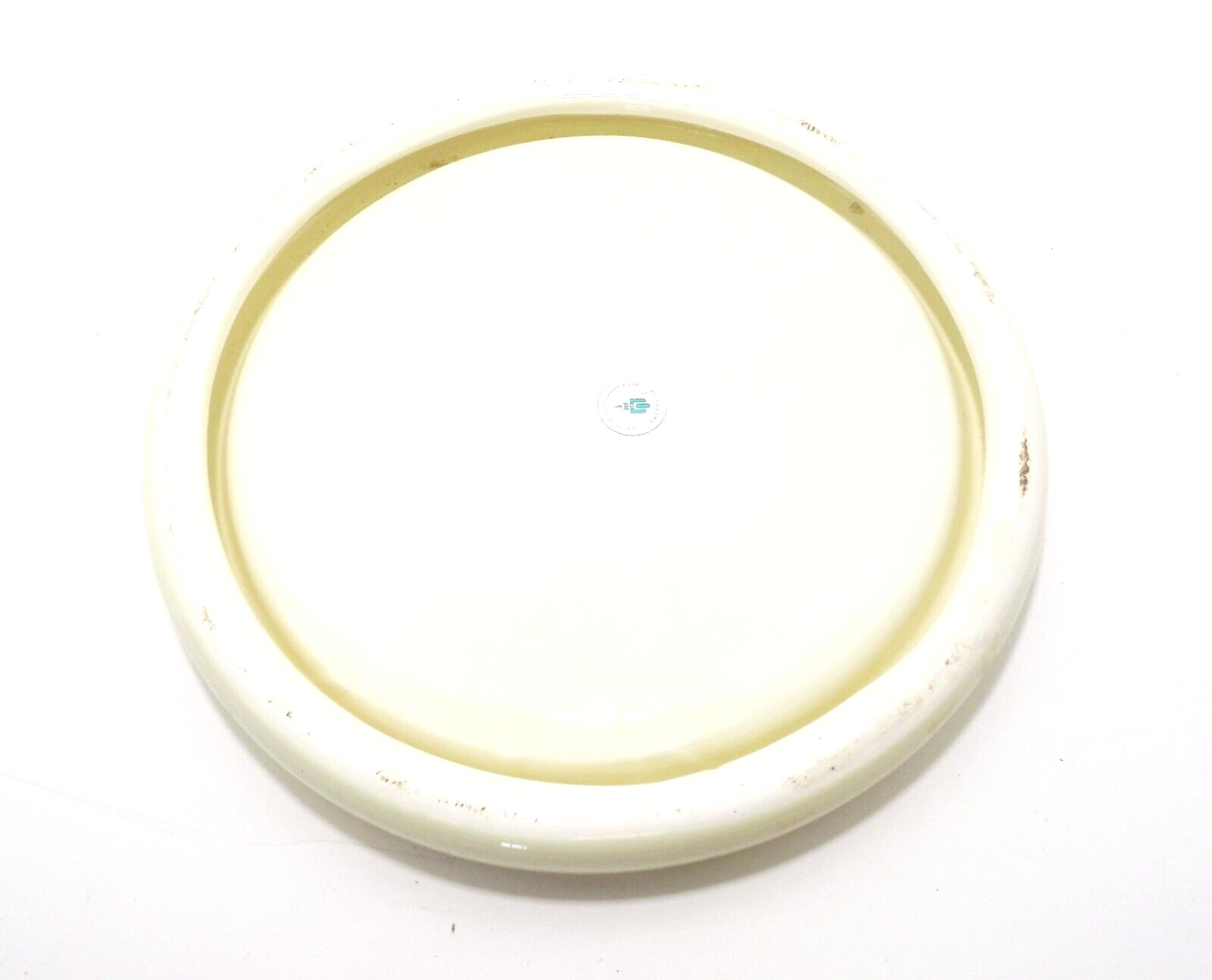 Partylite Beige 3 Wick Candle Holder P0295 Ceramic 8 in