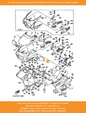 YAMAHA Rear View Mirror Assy
