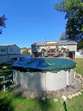 ABOVE GROUND POOL COVER, FOR 21 FT ROUND POOOLS