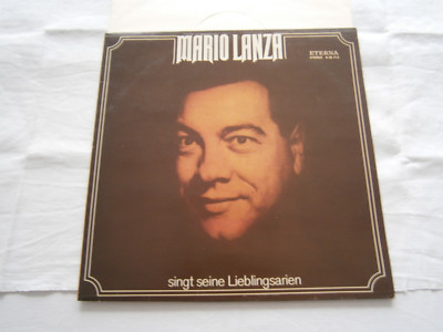 Vinyl Langspielplatte Mario Lanza singt seine Lieblingsarien, ETERNA 1976