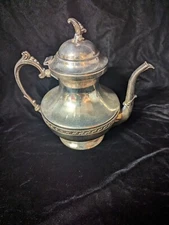 Vintage Sheets Rockford Co. 1875 Silver Plated Tea Pot 302 Fine Condition
