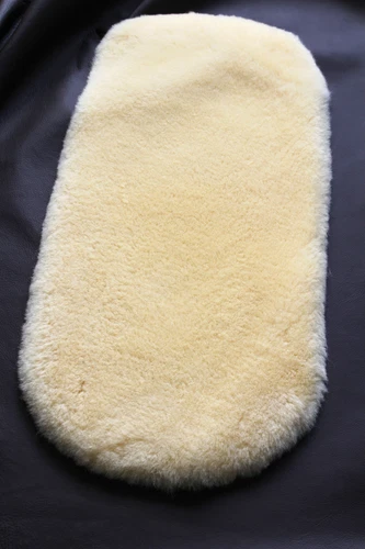 100% Made in Germany Genuine Sheepskin Stroller Liner for Kids, No PW, Full Fur