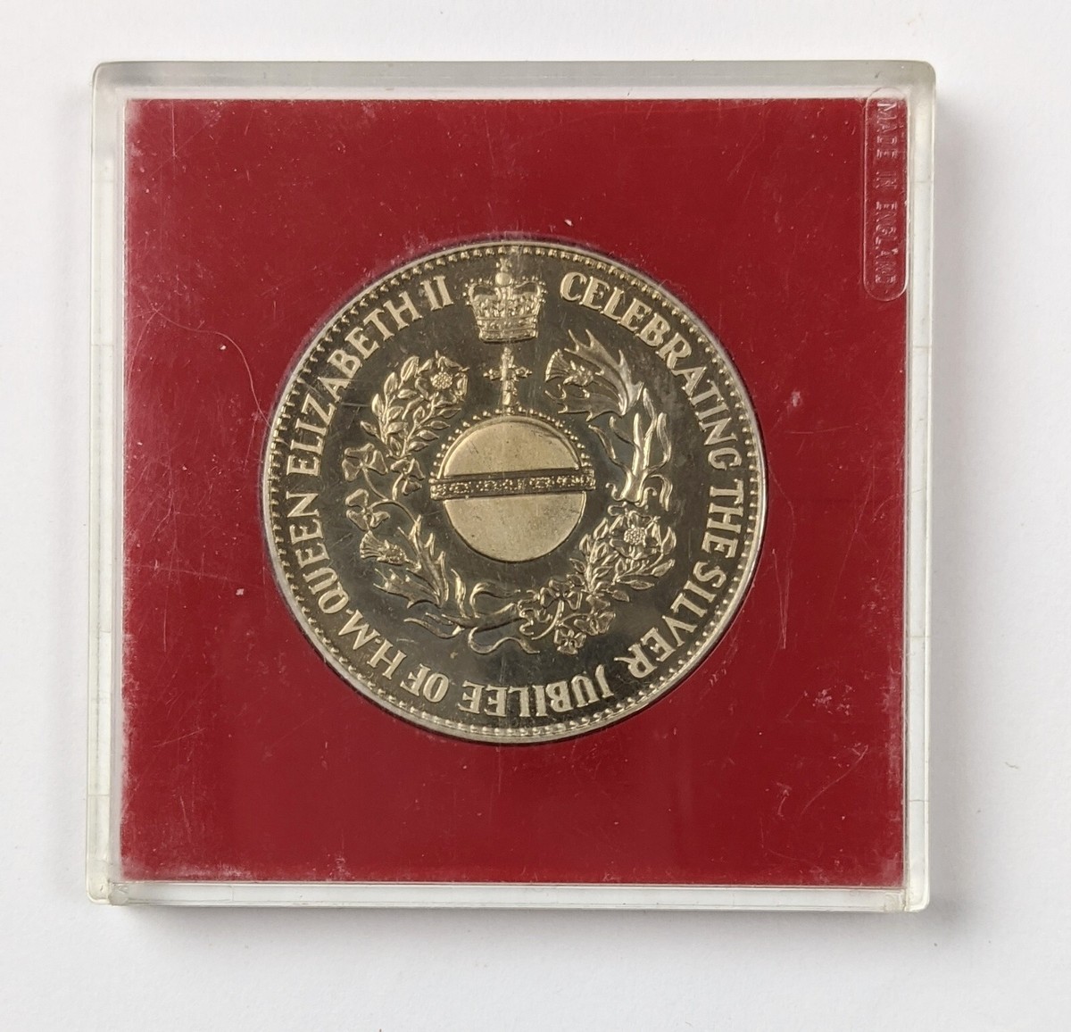 Rare 1952 / 1977 Queen Elizabeth II .925 Silver Jubilee