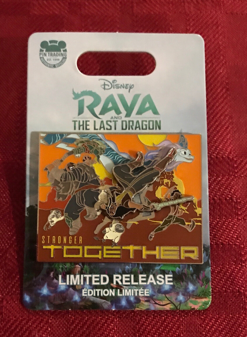 2021 Disney Parks Raya And The Last Dragon STRONGER TOGETHER  Pin NEW