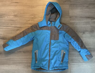 blaue Winterjacke Größe 128 Von Topolino