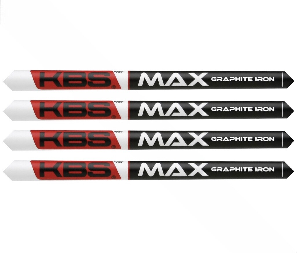 KBS Max Graphite .370" Parallel Tip Iron Golf Club Shaft BUNDLE Sets eBay