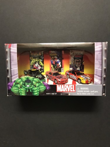 JOHNNY LIGHTNING MARVEL 3 and 4 CAR BOX SETS 1:64 SCALE DIE-CAST METAL - Picture 5 of 6