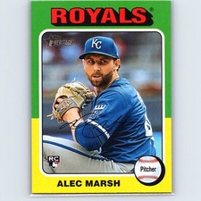 2024 Heritage High Number Alec Marsh Base RC #683 Kansas City Royals