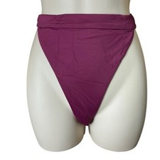 Andie Swim Plum Bikini Bottom Med New With Tags   The Caicos  