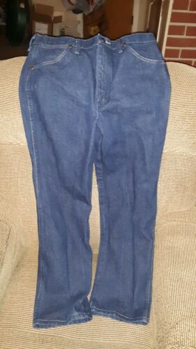  Mens Wrangler 36×30 Measures: 33×29.  936DEN Blue Jeans. Excellent condition. - 第 1/10 張圖片