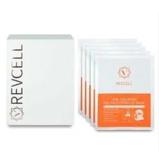 REVCELL Vita Collagen Full Face Lifting Up Mask  19g x 5pcs K-Beauty