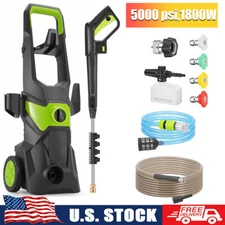 Electric Pressure Washer 5000 PSI High Pressure Washer Portable Powered Washer