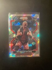 2022 Panini Prizm WWE Rampage Brown Cracked Ice Silver UK NXT England #109