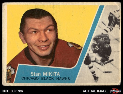 Stan Mikita #36 1963 Topps card