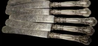6 Gorham La Tema Sterling Silver Flatware Dinner Knives 925 88G less than melt!