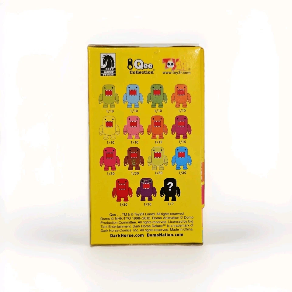 Mini boneco Domo Qee 2" série Neon. Ne Domo [figuras aleatórias]  - Imagem 3 de 4