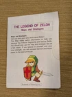 Original vintage 1986 Legend of Zelda Map Only NES Nintendo