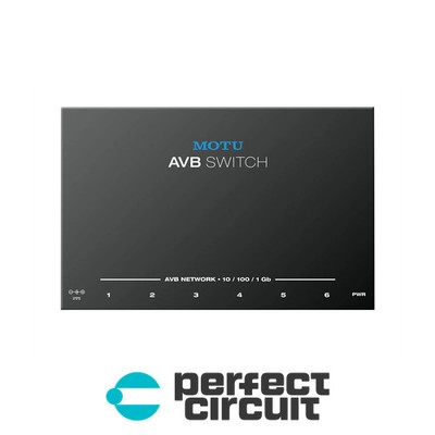 MOTU AVB Switch for 1248 8M 16A Interface CONVERTER - NEW - PERFECT CIRCUIT