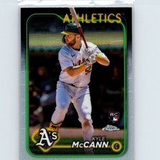 2024 Topps Chrome Update Series - Kyle McCann #USC142 - Refractor (RC) - A's