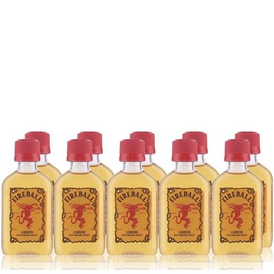 Fireball Cinnamon & Whisky Liqueur Miniaturen 33% Vol. 10x0,05l