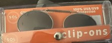 Clip-on Sunglasses round