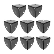 8PCS Metal Corner Protector 1.1 x 1.1 x 1.1 Inch Black