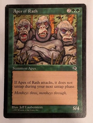 Apes of Rath - Tempest - Magic the Gathering MTG Nice!