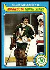 1979-80 Topps Hockey Card Gilles Meloche Minnesota North Stars #136 NM