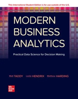 Modern Business Analytics ISE | Matt Taddy | Englisch | Taschenbuch | 2022