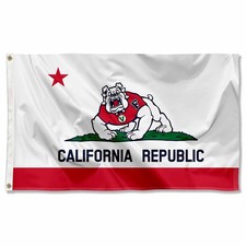Fresno State Bulldogs California State Flag Large 3x5